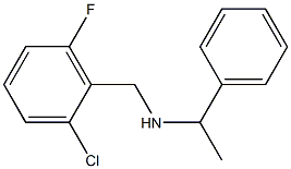 [(2-chloro-6-fluorophenyl)methyl](1-phenylethyl)amine Struktur