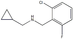 [(2-chloro-6-fluorophenyl)methyl](cyclopropylmethyl)amine Struktur