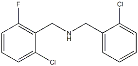 [(2-chloro-6-fluorophenyl)methyl][(2-chlorophenyl)methyl]amine Struktur