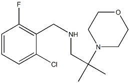 [(2-chloro-6-fluorophenyl)methyl][2-methyl-2-(morpholin-4-yl)propyl]amine Struktur