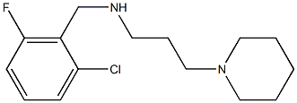 [(2-chloro-6-fluorophenyl)methyl][3-(piperidin-1-yl)propyl]amine Struktur