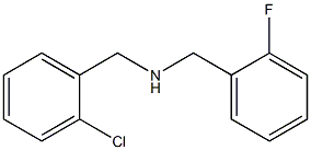 [(2-chlorophenyl)methyl][(2-fluorophenyl)methyl]amine Struktur