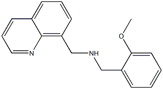 [(2-methoxyphenyl)methyl](quinolin-8-ylmethyl)amine Struktur