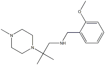 [(2-methoxyphenyl)methyl][2-methyl-2-(4-methylpiperazin-1-yl)propyl]amine Struktur