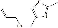 [(2-methyl-1,3-thiazol-4-yl)methyl](prop-2-en-1-yl)amine Struktur