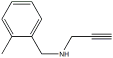 [(2-methylphenyl)methyl](prop-2-yn-1-yl)amine Struktur