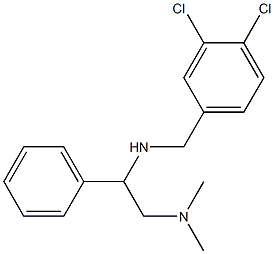 [(3,4-dichlorophenyl)methyl][2-(dimethylamino)-1-phenylethyl]amine Struktur