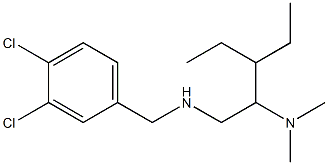 [(3,4-dichlorophenyl)methyl][2-(dimethylamino)-3-ethylpentyl]amine Struktur