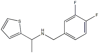 [(3,4-difluorophenyl)methyl][1-(thiophen-2-yl)ethyl]amine Struktur