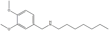 [(3,4-dimethoxyphenyl)methyl](heptyl)amine Struktur