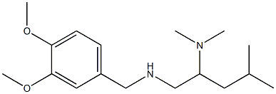 [(3,4-dimethoxyphenyl)methyl][2-(dimethylamino)-4-methylpentyl]amine Struktur