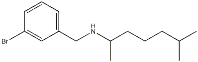 [(3-bromophenyl)methyl](6-methylheptan-2-yl)amine Struktur