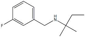 [(3-fluorophenyl)methyl](2-methylbutan-2-yl)amine Struktur