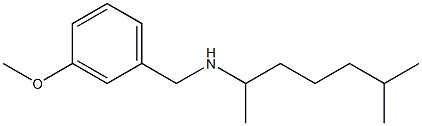 [(3-methoxyphenyl)methyl](6-methylheptan-2-yl)amine Struktur