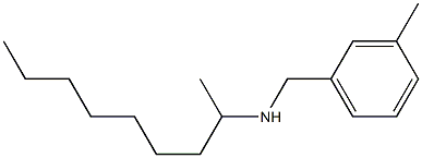 [(3-methylphenyl)methyl](nonan-2-yl)amine Struktur