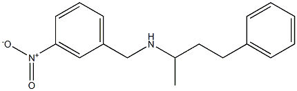 [(3-nitrophenyl)methyl](4-phenylbutan-2-yl)amine Struktur