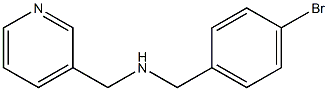 [(4-bromophenyl)methyl](pyridin-3-ylmethyl)amine Struktur