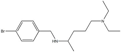 [(4-bromophenyl)methyl][5-(diethylamino)pentan-2-yl]amine Struktur