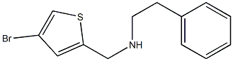 [(4-bromothiophen-2-yl)methyl](2-phenylethyl)amine Struktur