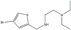 [(4-bromothiophen-2-yl)methyl][2-(diethylamino)ethyl]amine Struktur