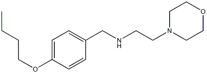 [(4-butoxyphenyl)methyl][2-(morpholin-4-yl)ethyl]amine Struktur