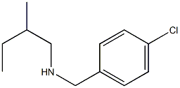 [(4-chlorophenyl)methyl](2-methylbutyl)amine Struktur