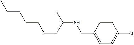 [(4-chlorophenyl)methyl](nonan-2-yl)amine Struktur