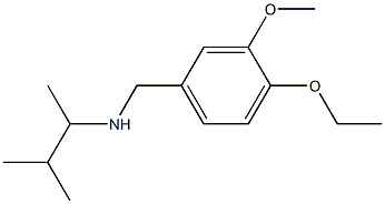 [(4-ethoxy-3-methoxyphenyl)methyl](3-methylbutan-2-yl)amine Struktur