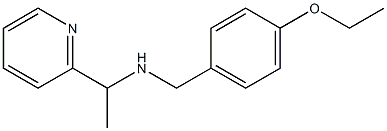 [(4-ethoxyphenyl)methyl][1-(pyridin-2-yl)ethyl]amine Struktur