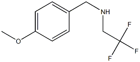 [(4-methoxyphenyl)methyl](2,2,2-trifluoroethyl)amine Struktur