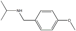 [(4-methoxyphenyl)methyl](propan-2-yl)amine Struktur