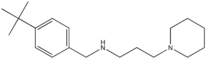 [(4-tert-butylphenyl)methyl][3-(piperidin-1-yl)propyl]amine Struktur