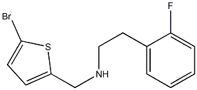 [(5-bromothiophen-2-yl)methyl][2-(2-fluorophenyl)ethyl]amine Struktur