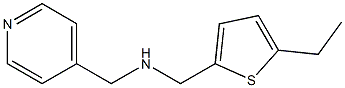 [(5-ethylthiophen-2-yl)methyl](pyridin-4-ylmethyl)amine Struktur