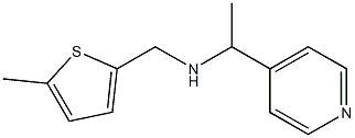 [(5-methylthiophen-2-yl)methyl][1-(pyridin-4-yl)ethyl]amine Struktur