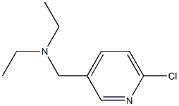 [(6-chloropyridin-3-yl)methyl]diethylamine Struktur