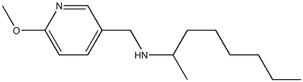 [(6-methoxypyridin-3-yl)methyl](octan-2-yl)amine Struktur