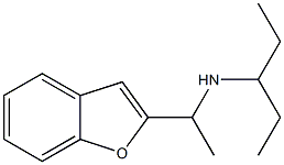 [1-(1-benzofuran-2-yl)ethyl](pentan-3-yl)amine Struktur