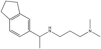 [1-(2,3-dihydro-1H-inden-5-yl)ethyl][3-(dimethylamino)propyl]amine Struktur