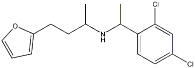 [1-(2,4-dichlorophenyl)ethyl][4-(furan-2-yl)butan-2-yl]amine Struktur