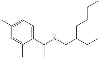 [1-(2,4-dimethylphenyl)ethyl](2-ethylhexyl)amine Struktur