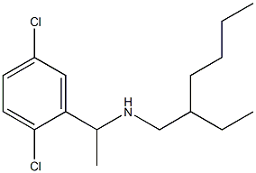 [1-(2,5-dichlorophenyl)ethyl](2-ethylhexyl)amine Struktur