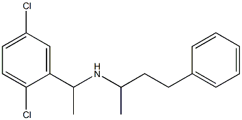 [1-(2,5-dichlorophenyl)ethyl](4-phenylbutan-2-yl)amine Struktur