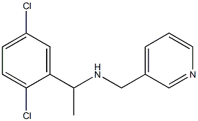 [1-(2,5-dichlorophenyl)ethyl](pyridin-3-ylmethyl)amine Struktur