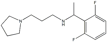 [1-(2,6-difluorophenyl)ethyl][3-(pyrrolidin-1-yl)propyl]amine Struktur