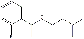 [1-(2-bromophenyl)ethyl](3-methylbutyl)amine Struktur