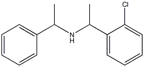 [1-(2-chlorophenyl)ethyl](1-phenylethyl)amine Struktur