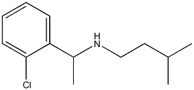 [1-(2-chlorophenyl)ethyl](3-methylbutyl)amine Struktur