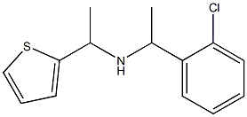 [1-(2-chlorophenyl)ethyl][1-(thiophen-2-yl)ethyl]amine Struktur