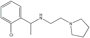 [1-(2-chlorophenyl)ethyl][2-(pyrrolidin-1-yl)ethyl]amine Struktur